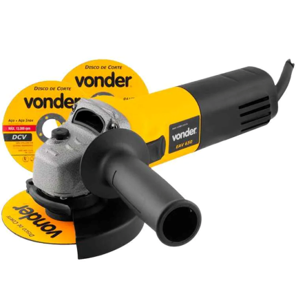 ESMERILHADEIRA 4.1/2 EAV650 C/3DISC 127V - VONDER